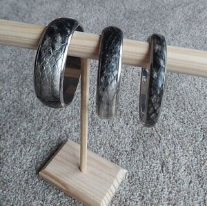 Snake Print Bangles